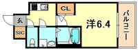エスリードレジデンス神戸兵庫駅前の間取り