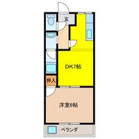 岐阜県大垣市大島町2(アパート)の賃貸物件の間取り