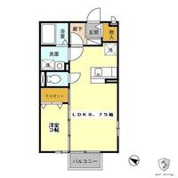 岐阜県美濃加茂市本郷町3(アパート)の賃貸物件の間取り