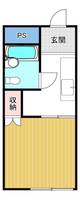 ドキハイツ1の間取り