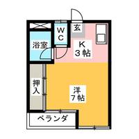 ハイツ辰新の間取り