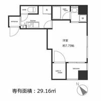 東京都目黒区青葉台2(マンション)の賃貸物件の間取り