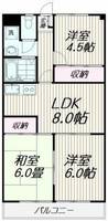 アンジュ荻野の間取り
