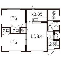 岩手県奥州市水沢佐倉河字西舘(一戸建)の賃貸物件の間取り