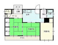 福島県郡山市堤2(一戸建)の賃貸物件の間取り