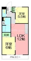 神奈川県秦野市萩が丘(マンション)の賃貸物件の間取り