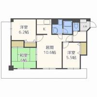 ロイヤル東苗穂Iの間取り