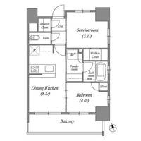 エスタート品川南大井の間取り