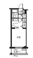 東京都港区赤坂7(マンション)の賃貸物件の間取り