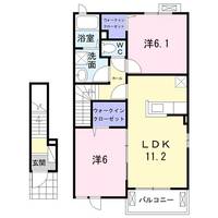リーベルタース Cの間取り