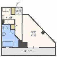 北海道札幌市中央区南六条西2(マンション)の賃貸物件の間取り