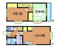 東京都三鷹市牟礼1(一戸建)の賃貸物件の間取り