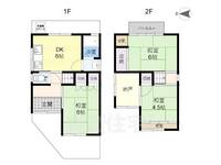 京都府京都市伏見区桃山町西尾(一戸建)の賃貸物件の間取り