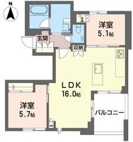 物件の間取り画像