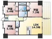 カゼマチテラスの間取り
