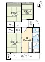 UR男山の間取り