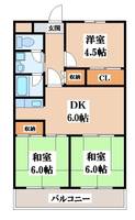 第2東大阪村橋マンションの間取り
