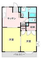 ル・シェルAの間取り