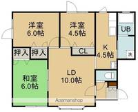 ハイツ長倉1号館の間取り