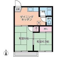 神奈川県小田原市寿町1(アパート)の賃貸物件の間取り