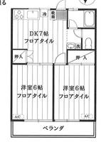 シティハイムサンライズの間取り