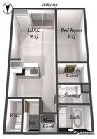 物件の間取り画像