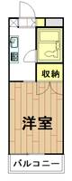 神奈川県川崎市中原区井田中ノ町(アパート)の賃貸物件の間取り