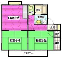ドミール柳ヶ丘の間取り