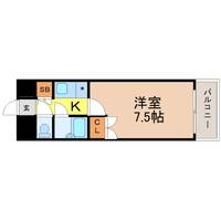 愛知県名古屋市熱田区中田町(マンション)の賃貸物件の間取り