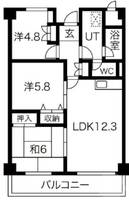 物件の間取り画像