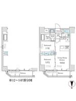 東京都大田区西蒲田7(マンション)の賃貸物件の間取り
