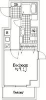 東京都荒川区東日暮里2(マンション)の賃貸物件の間取り