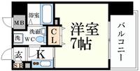 ベラジオ四条烏丸の間取り