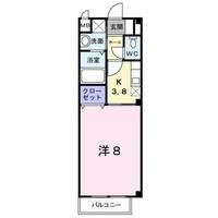 福岡県北九州市小倉南区上吉田2(アパート)の賃貸物件の間取り