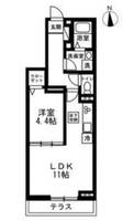 東京都八王子市元横山町2(マンション)の賃貸物件の間取り