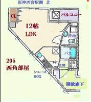 物件の間取り画像