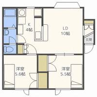 ユートピア菊水壱番街 C棟の間取り