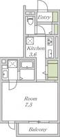 大阪府大阪市福島区吉野2(マンション)の賃貸物件の間取り