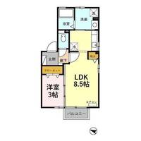 ディールームときわ台の間取り