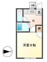 プラザイン10の間取り