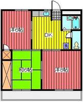 大野ハイツの間取り