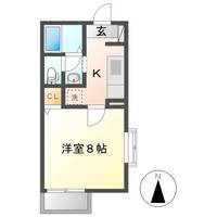 フォブール三冠Bの間取り