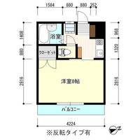 サンライズ下硯川の間取り