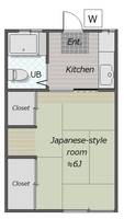 レクティブ府中の間取り