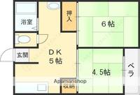 大阪府大阪市平野区平野市町1(マンション)の賃貸物件の間取り