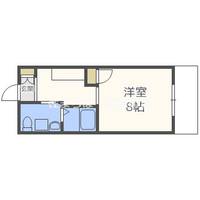 大阪府大阪市淀川区西中島2(マンション)の賃貸物件の間取り