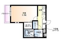 大阪府茨木市沢良宜浜2(アパート)の賃貸物件の間取り