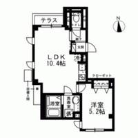東京都中野区弥生町2(マンション)の賃貸物件の間取り