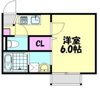 クオリティア霞ヶ関の間取り