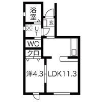 山形県山形市印役町3(アパート)の賃貸物件の間取り